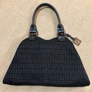 Authentic Fendi Diavolo Trapezio Handbag